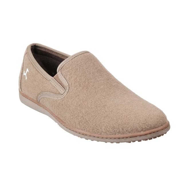 Mochi Khaki Casual Loafers for Men