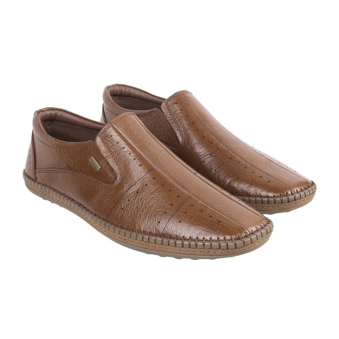 Genx Men Tan Casual Loafers