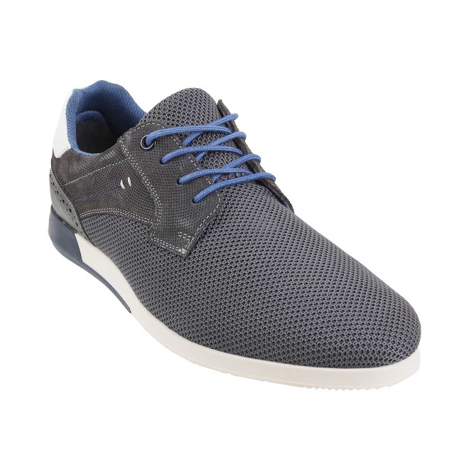 Mochi Grey Casual Sneakers for Men
