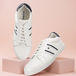 Men White Casual Sneakers