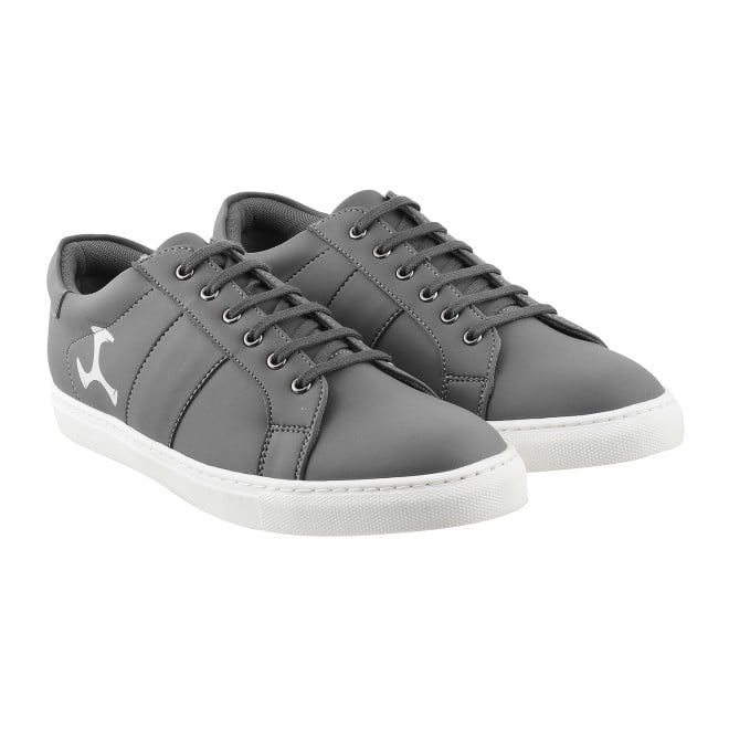 Mochi Men Grey Casual Sneakers