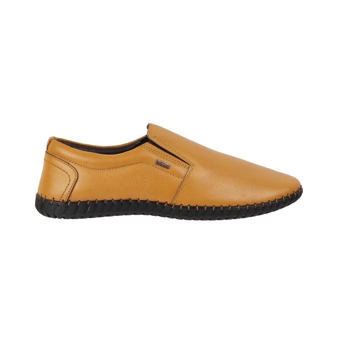 Mochi Men Yellow Formal Moccasin (SKU: 71-8657-33-42)
