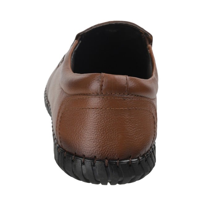 Genx Men Tan Formal Moccasin (SKU: 71-8657-23-40)