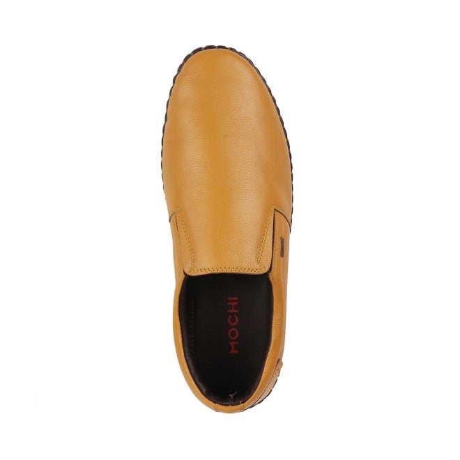 Mochi Men Yellow Formal Moccasin (SKU: 71-8657-33-42)