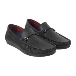 Men Black Casual Loafers