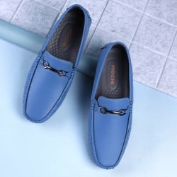 Men Light-blue Casual Loafers