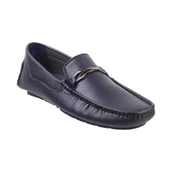 Men Navy-Blue Casual Loafers