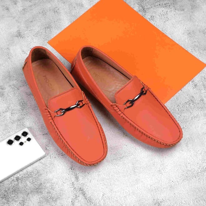 Mochi Men Orange Casual Loafers (SKU: 71-8697-25-40)