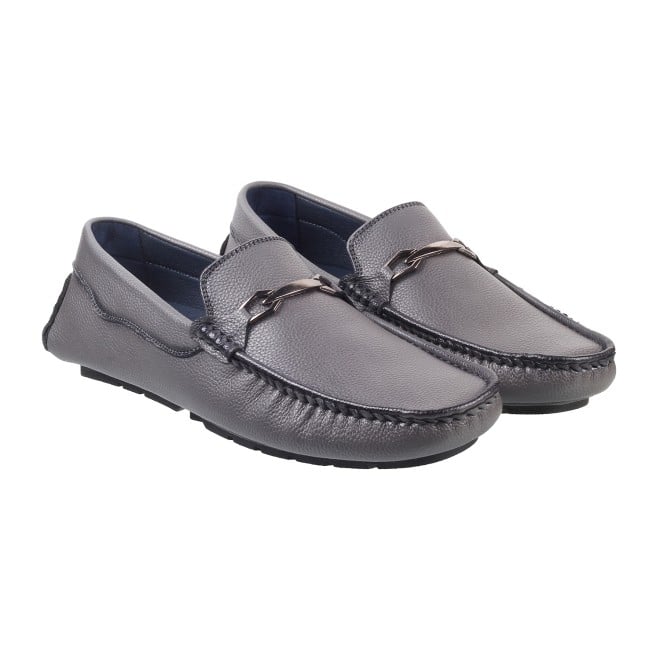 Genx Men Grey Casual Loafers