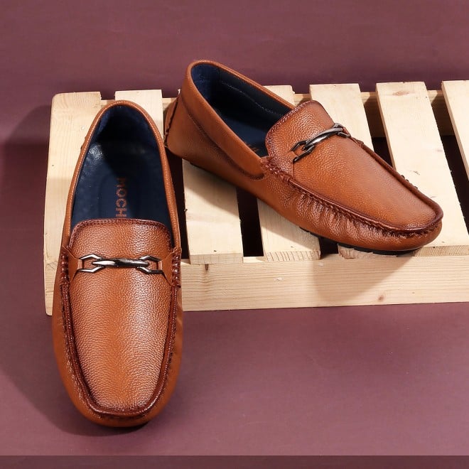 Genx Men Tan Casual Loafers