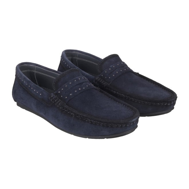 Mochi Women Blue Casual Loafers