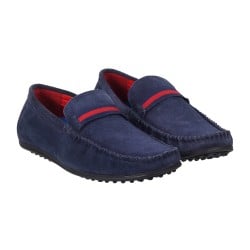 Men Navy-Blue Casual Loafers