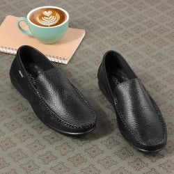 Men Black Casual Loafers