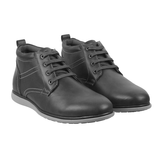 Genx Men Grey Casual Boots