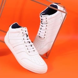 Men White Casual Sneakers