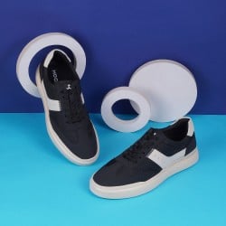 Men Black Casual Sneakers