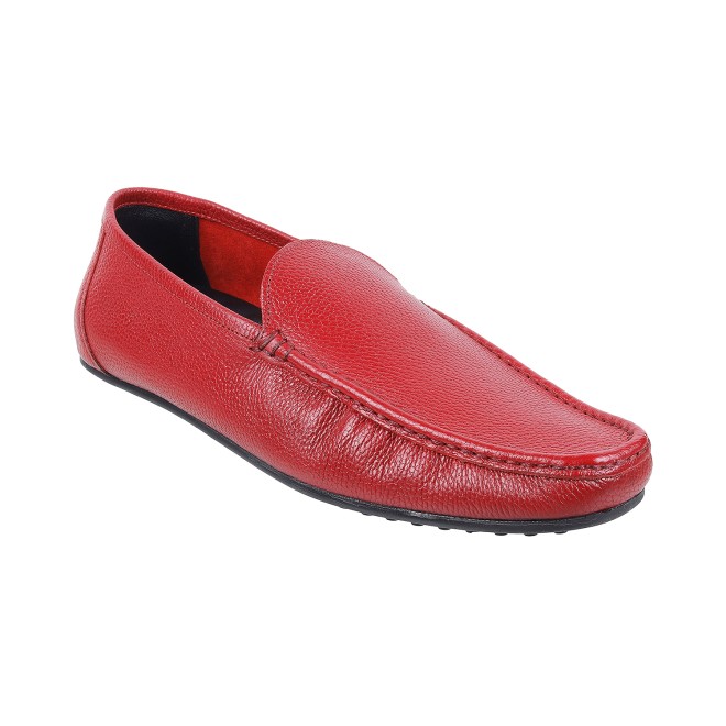mochi red loafers