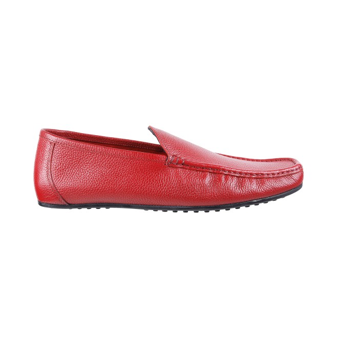 mochi red loafers