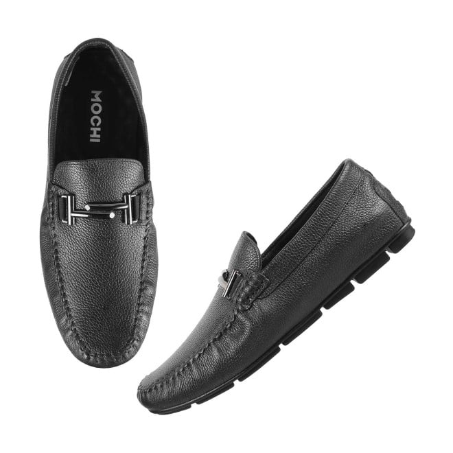 Mochi Men Black Casual Loafers (SKU: 71-9582L-11-46)