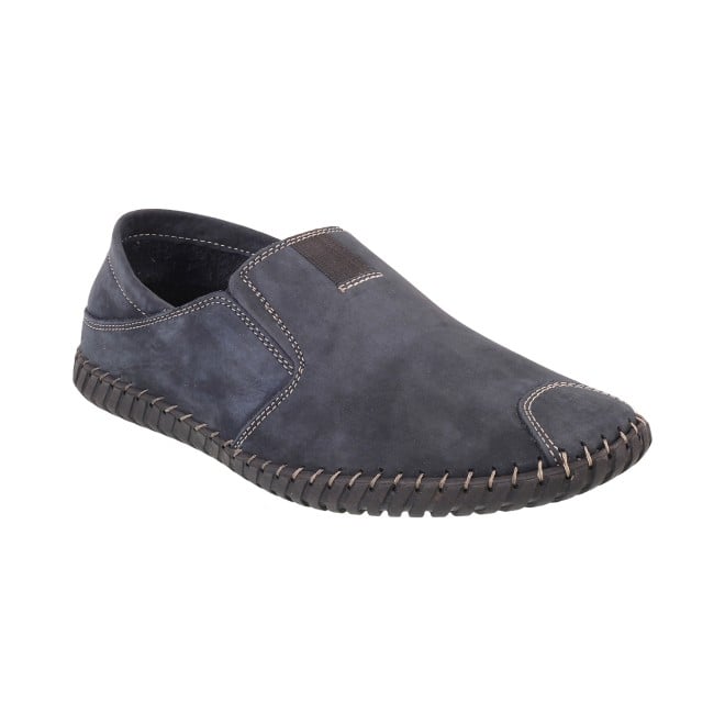 Genx Men Navy-Blue Casual Loafers