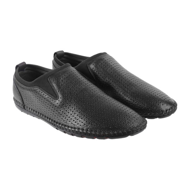 Genx Men Black Casual Loafers