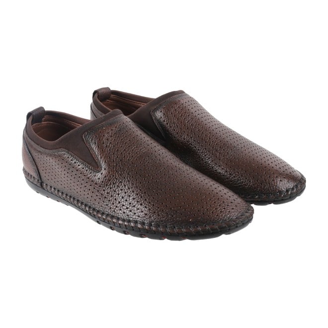 Genx Men Brown Casual Loafers