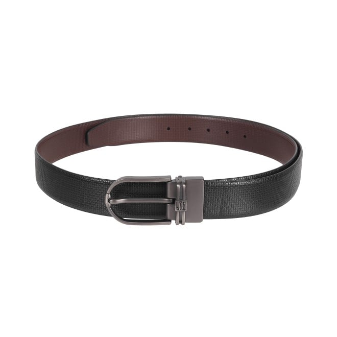 Mochi Men Black-Brown Mens Belts Pin Buckle