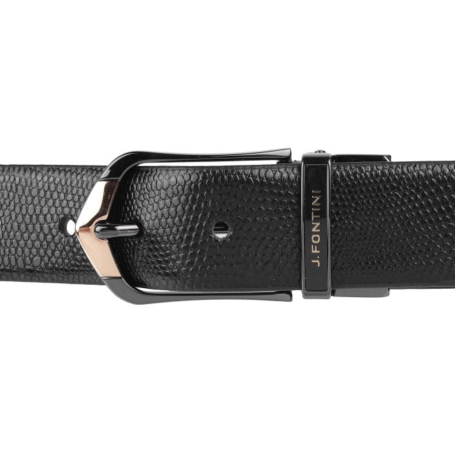 Mochi Men Black-Brown Mens Belts Pin Buckle (SKU: 73-98-42-40)