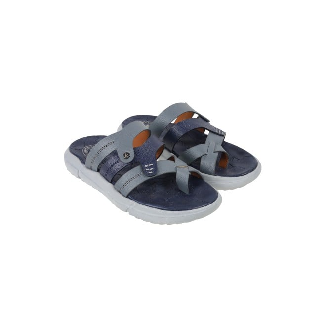 Kittens Boys Blue-navy Casual Slippers (SKU: 74-374-17-32)