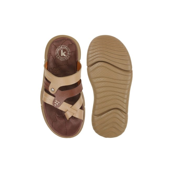 Kittens Boys Brown Casual Slippers (SKU: 74-374-12-32)