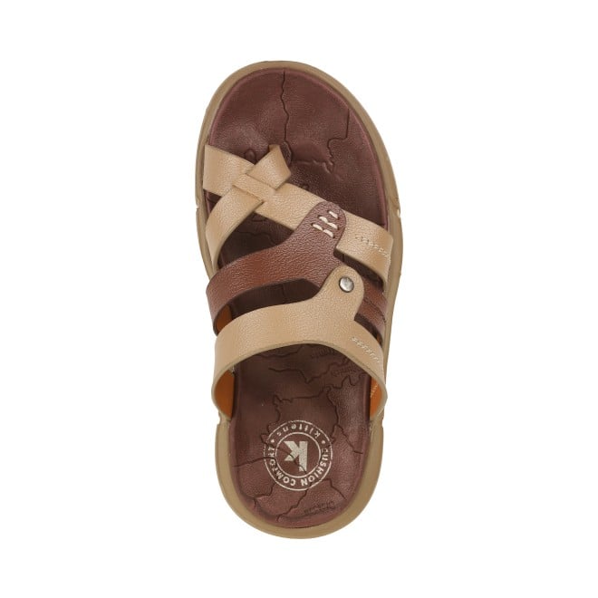 Kittens Boys Brown Casual Slippers (SKU: 74-374-12-32)