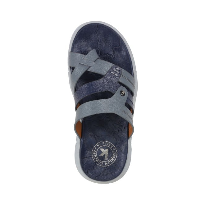 Kittens Boys Blue-navy Casual Slippers (SKU: 74-374-17-32)