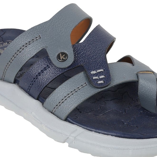 Kittens Boys Blue-navy Casual Slippers (SKU: 74-374-17-32)