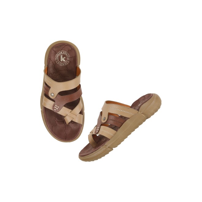 Kittens Boys Brown Casual Slippers (SKU: 74-374-12-32)