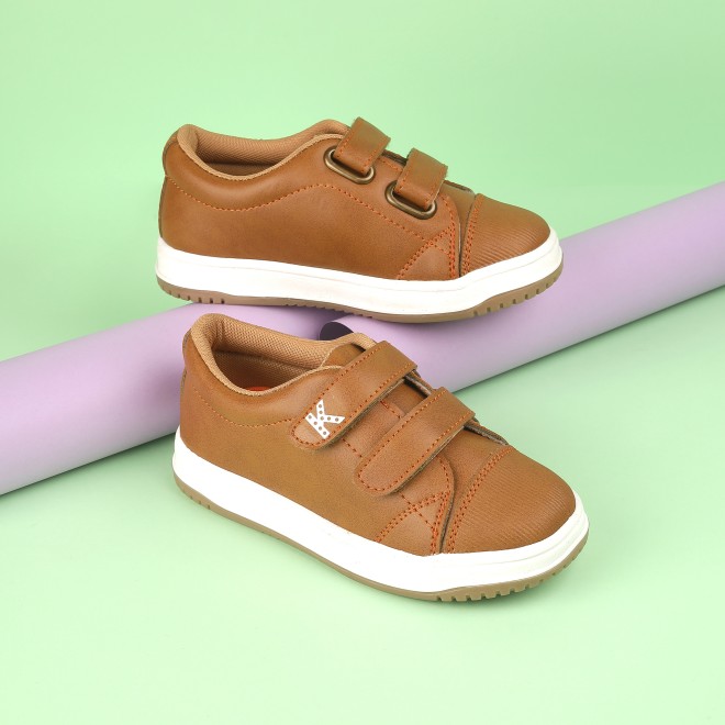 Kittens Boys Tan Casual Sneakers (SKU: 74-402-23-25)