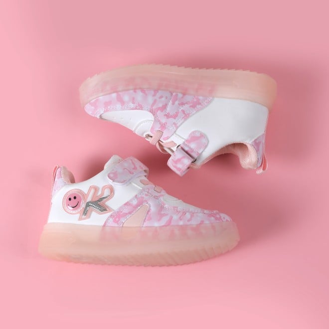 Kittens Boys Pink Casual Sneakers (SKU: 74-418-24-27)