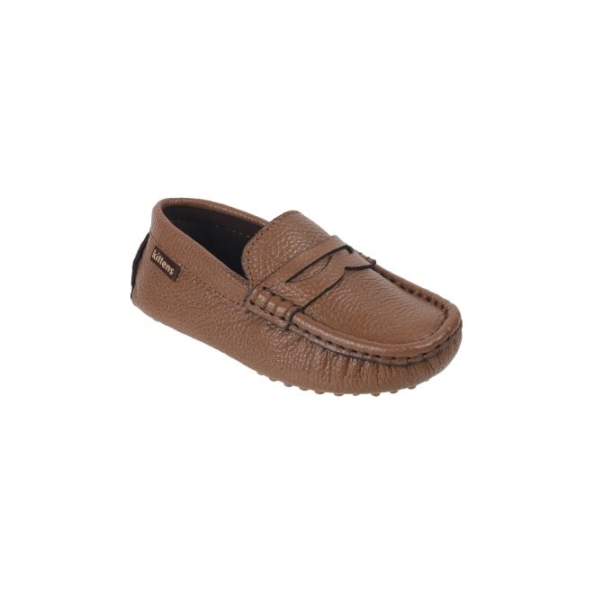 Kittens Boys Tan Casual Loafers