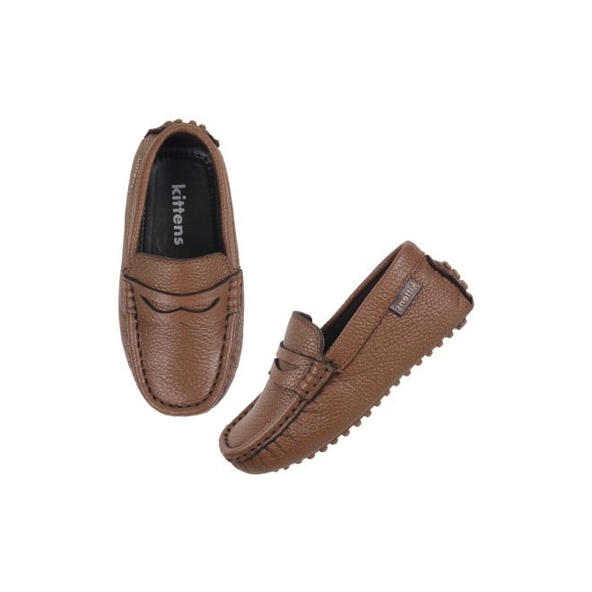Kittens Boys Tan Casual Loafers (SKU: 74-4635-23-26)