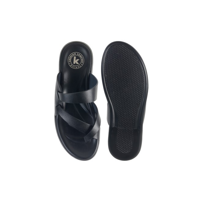 Kittens Boys Black Casual Slippers (SKU: 74-4722-11-32)