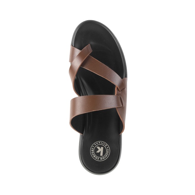 Kittens Boys Tan Casual Slippers (SKU: 74-4722-23-32)