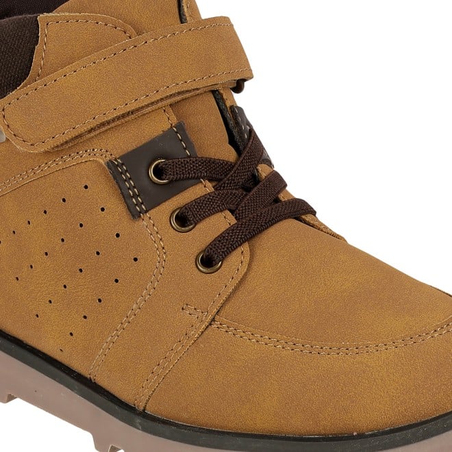 Kittens Boys Tan Casual Sneakers (SKU: 74-484-23-25)