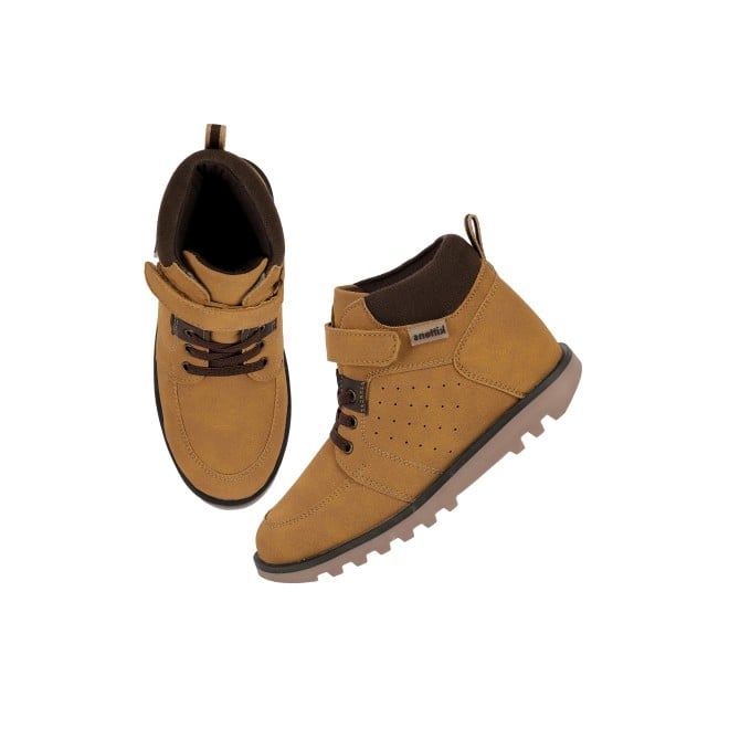 Kittens Boys Tan Casual Sneakers (SKU: 74-484-23-25)