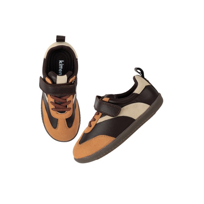 Kittens Boys Tan Casual Sneakers (SKU: 74-486-23-25)