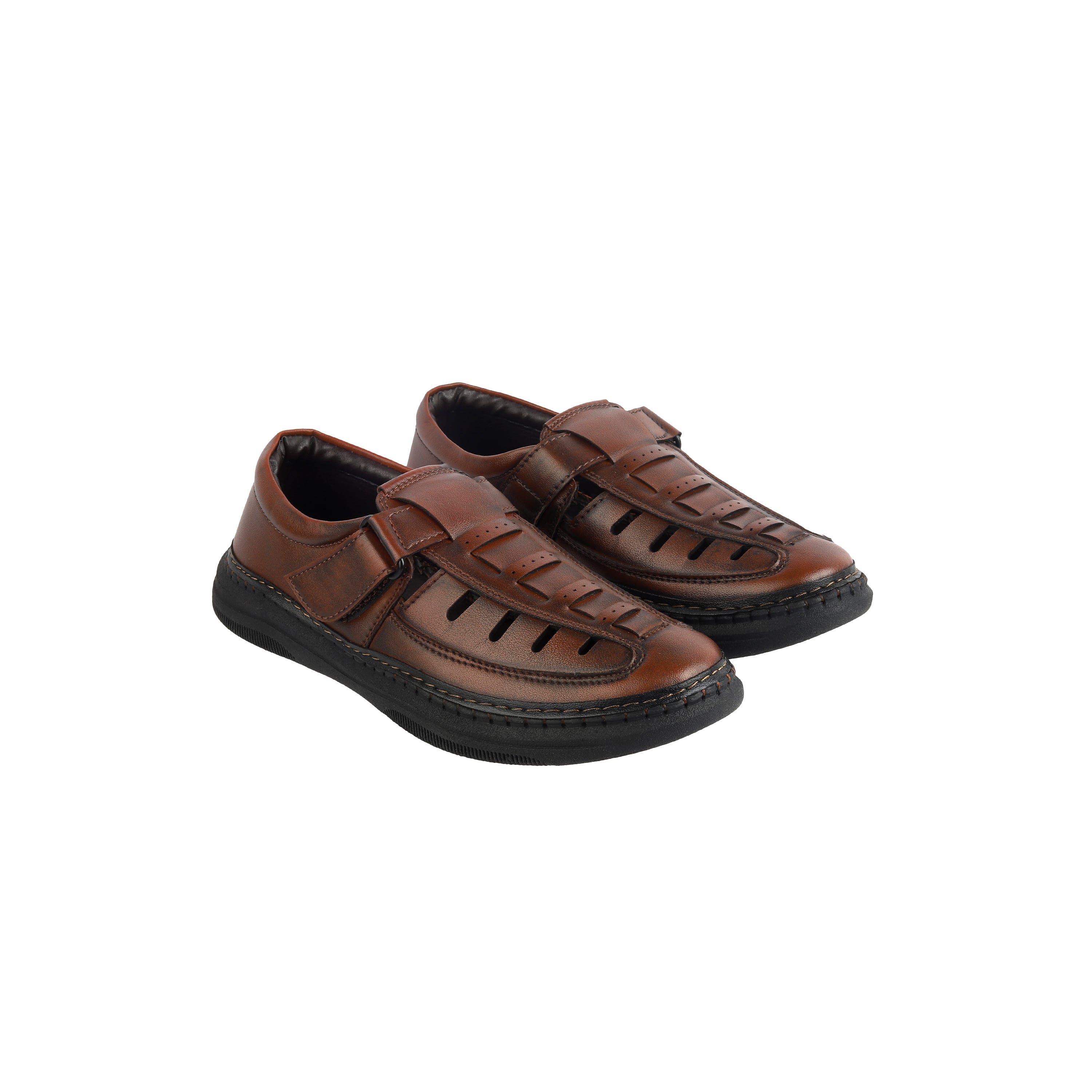 Kittens Boys Brown Casual Sandals (SKU: 74-488-12-33)