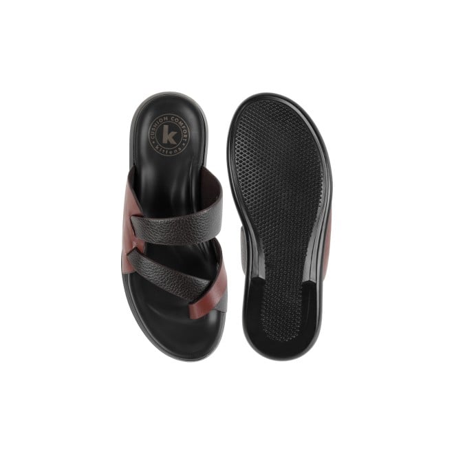 Kittens Boys Brown Casual Slippers (SKU: 74-744722-12-32)