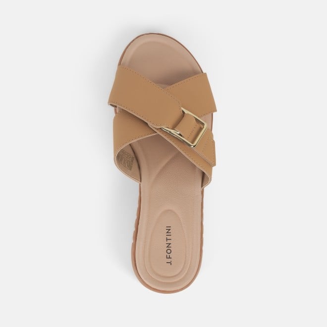 J.Fontini women Light-beige Casual Slip Ons (SKU: 75-118-84-36)