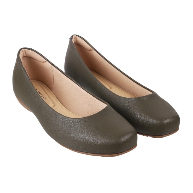 J.Fontini women Olive Casual Ballerinas