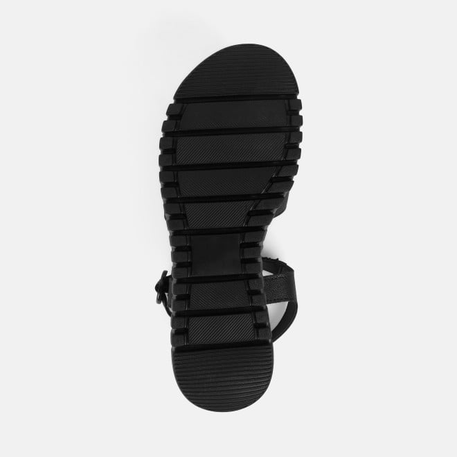 J.Fontini women Black Casual Sandals (SKU: 75-122-11-36)