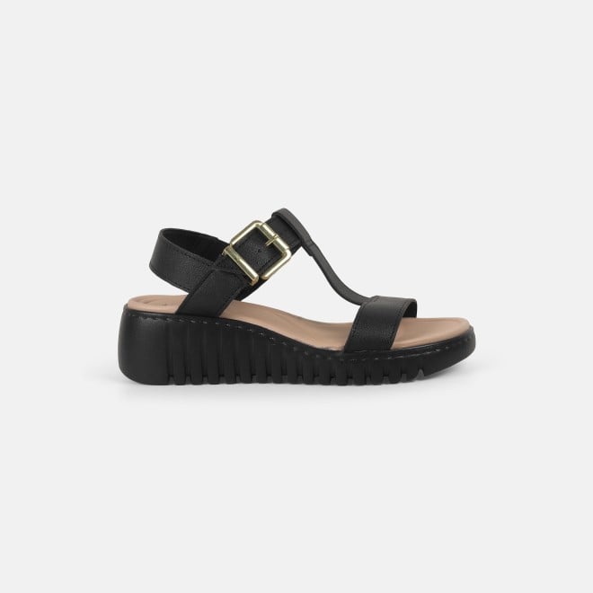 J.Fontini women Black Casual Sandals (SKU: 75-123-11-36)