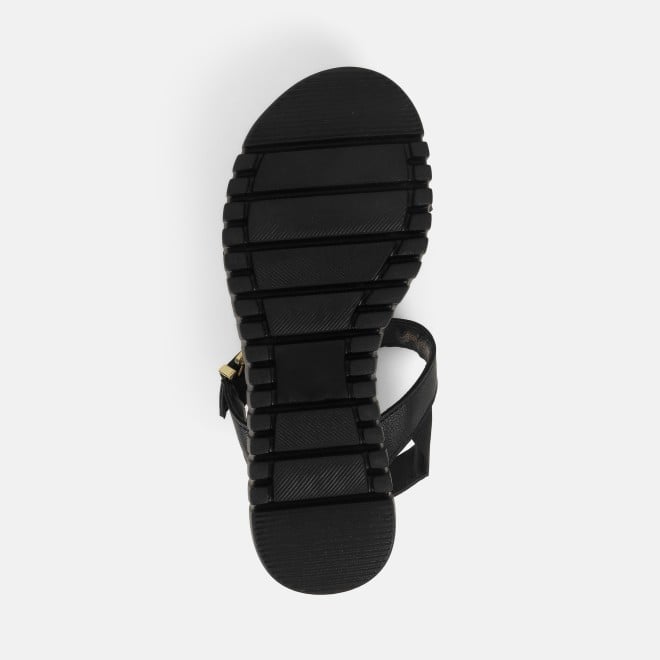 J.Fontini women Black Casual Sandals (SKU: 75-123-11-36)